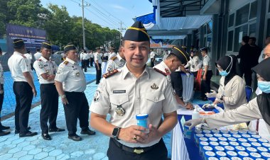 Kalapas Purwokerto ikuti Apel dan Deklarasi Anti Narkoba Kanwil Ditjenpas Jateng bersama Forkopimda Sragen